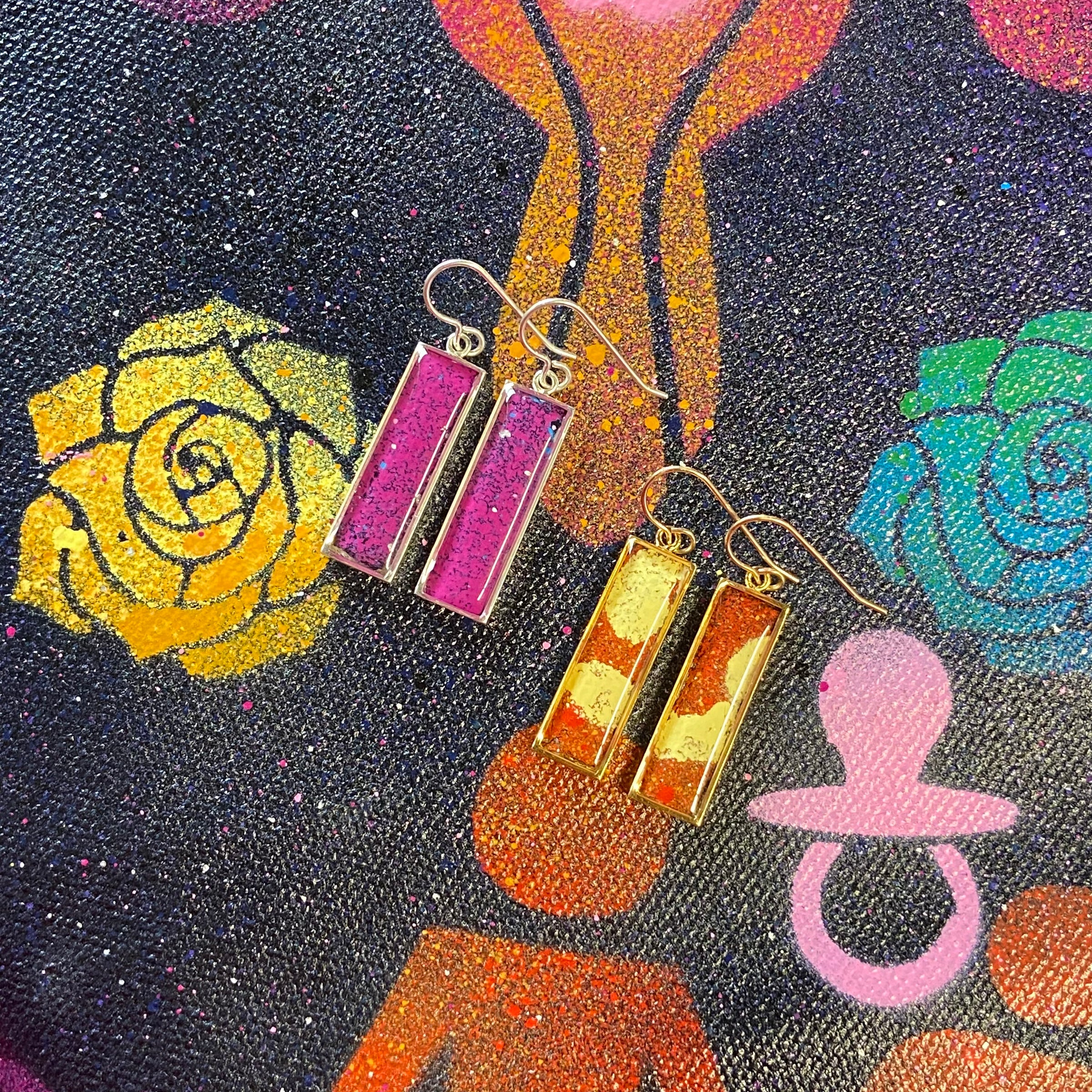 Lady Pink Diana Earrings