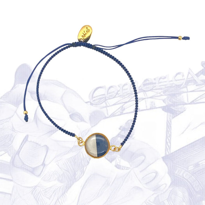 Taylor Bracelet | Gold | Navy