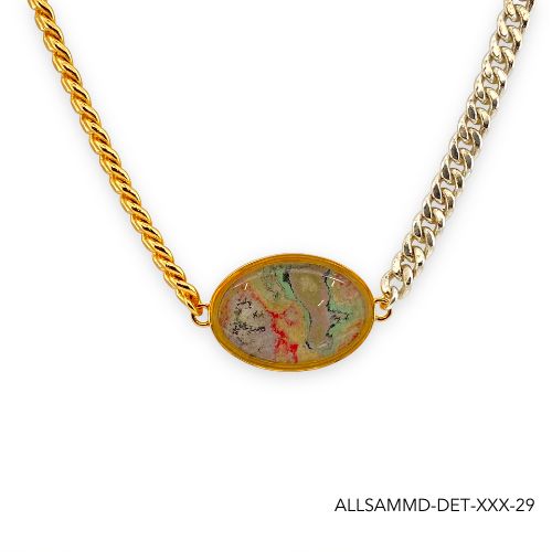 Sam Necklace | Mixed Metal