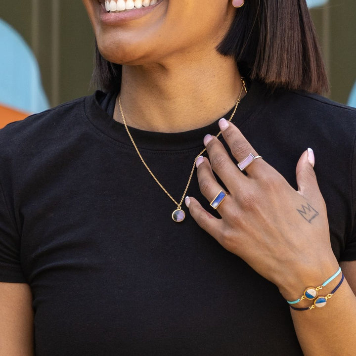 Detroit Zoo Amy Necklace | Gold