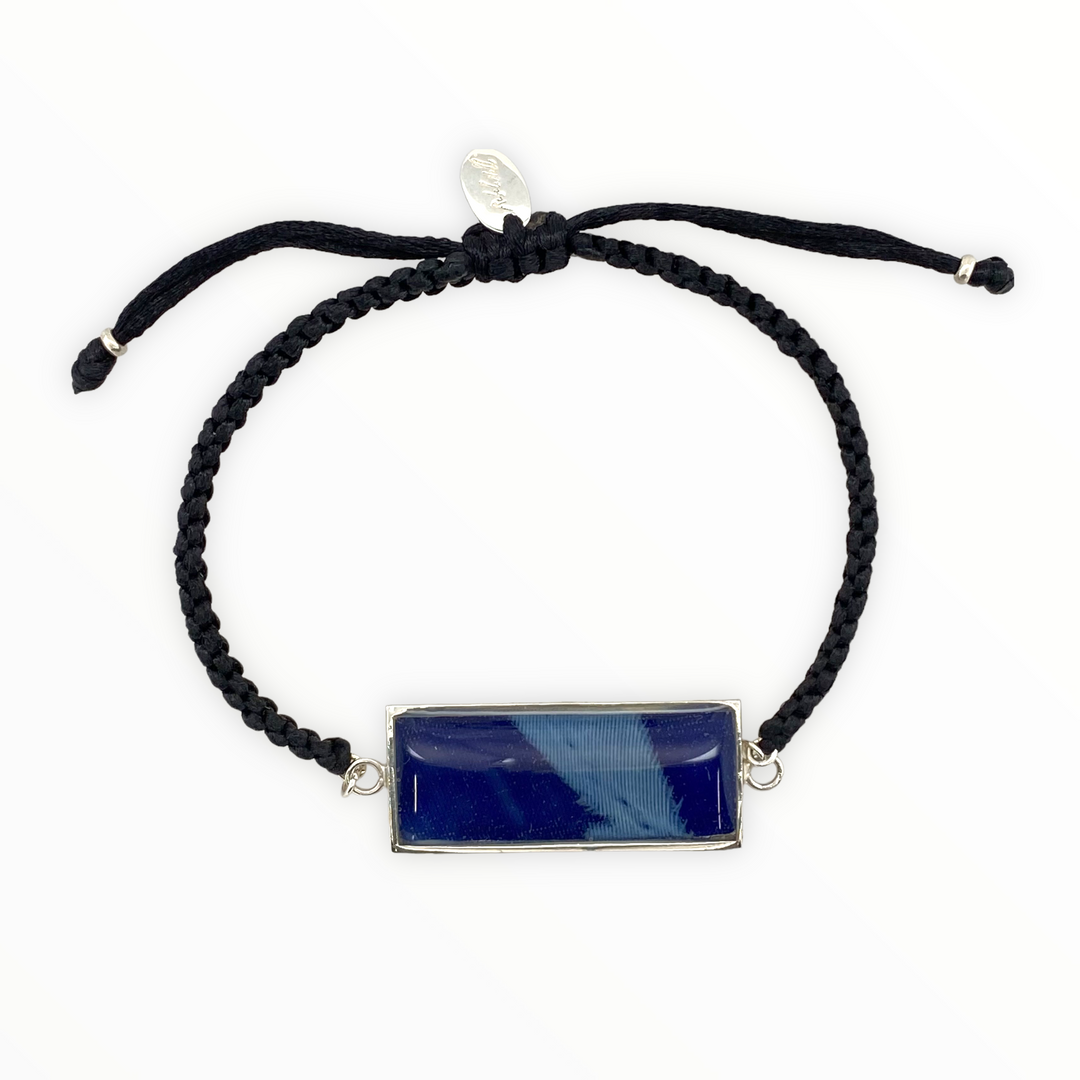 Carl Bracelet | Silver | Black