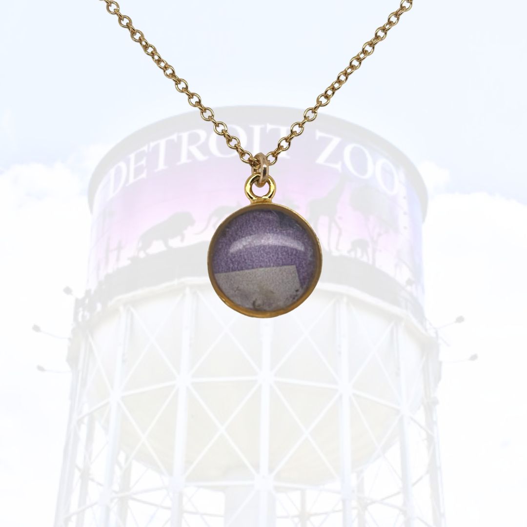 Detroit Zoo Amy Necklace | Gold