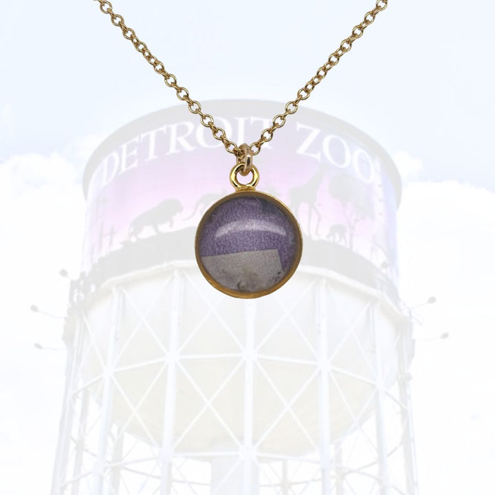 Detroit Zoo Amy Necklace | Gold