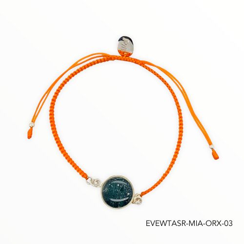 Taylor Bracelet | Silver | Orange