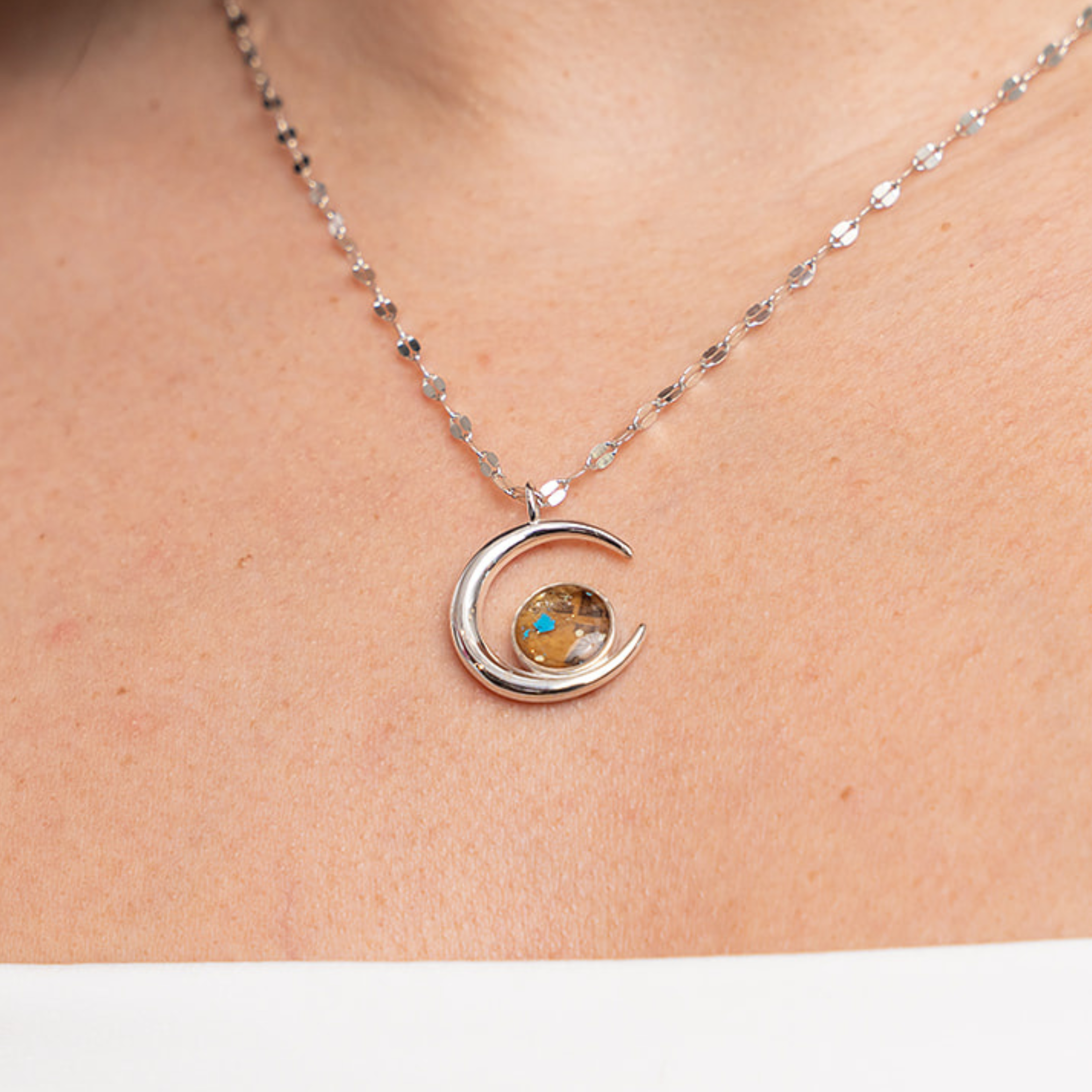 Selene Necklace | Silver & Gold – Rebel Nell