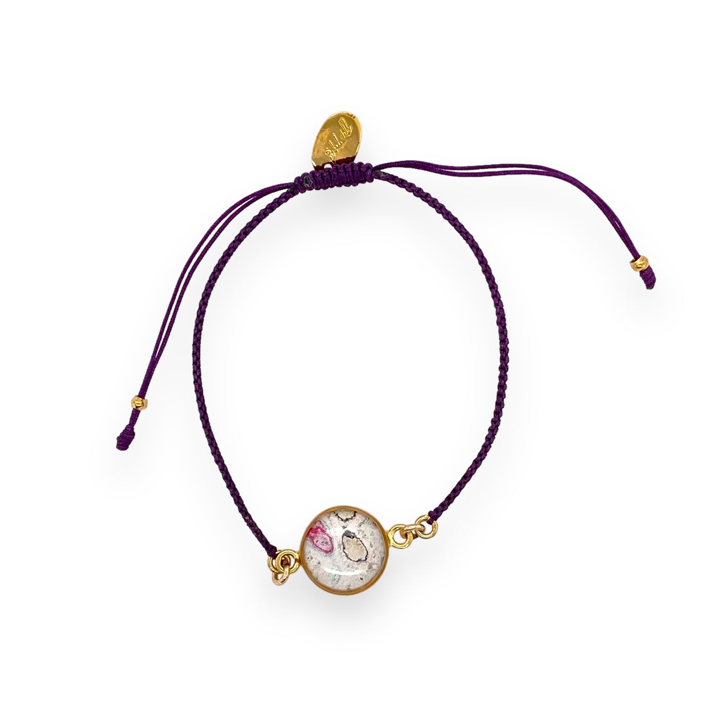 Taylor Bracelet | Gold | Purple