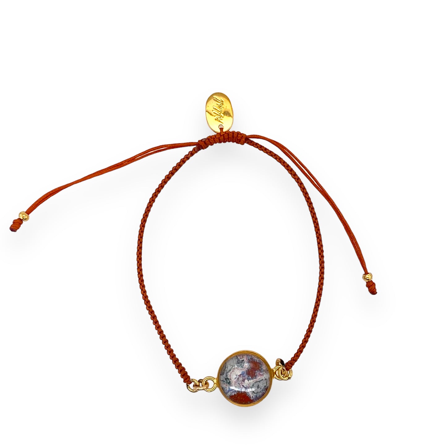 Taylor Bracelet | Gold | Rust