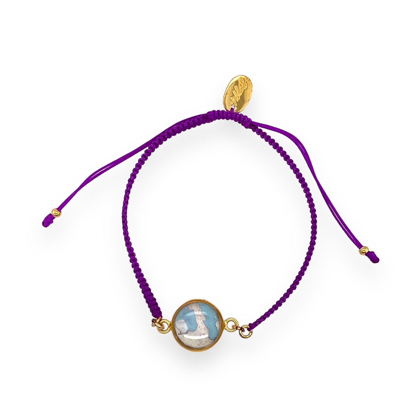 Taylor Bracelet | Gold | Purple