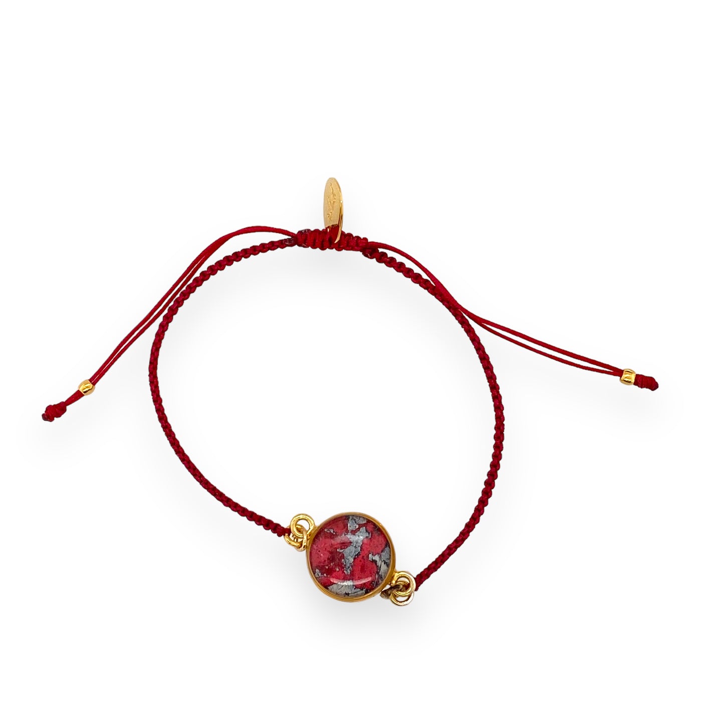 Taylor Bracelet | Gold | Burgundy
