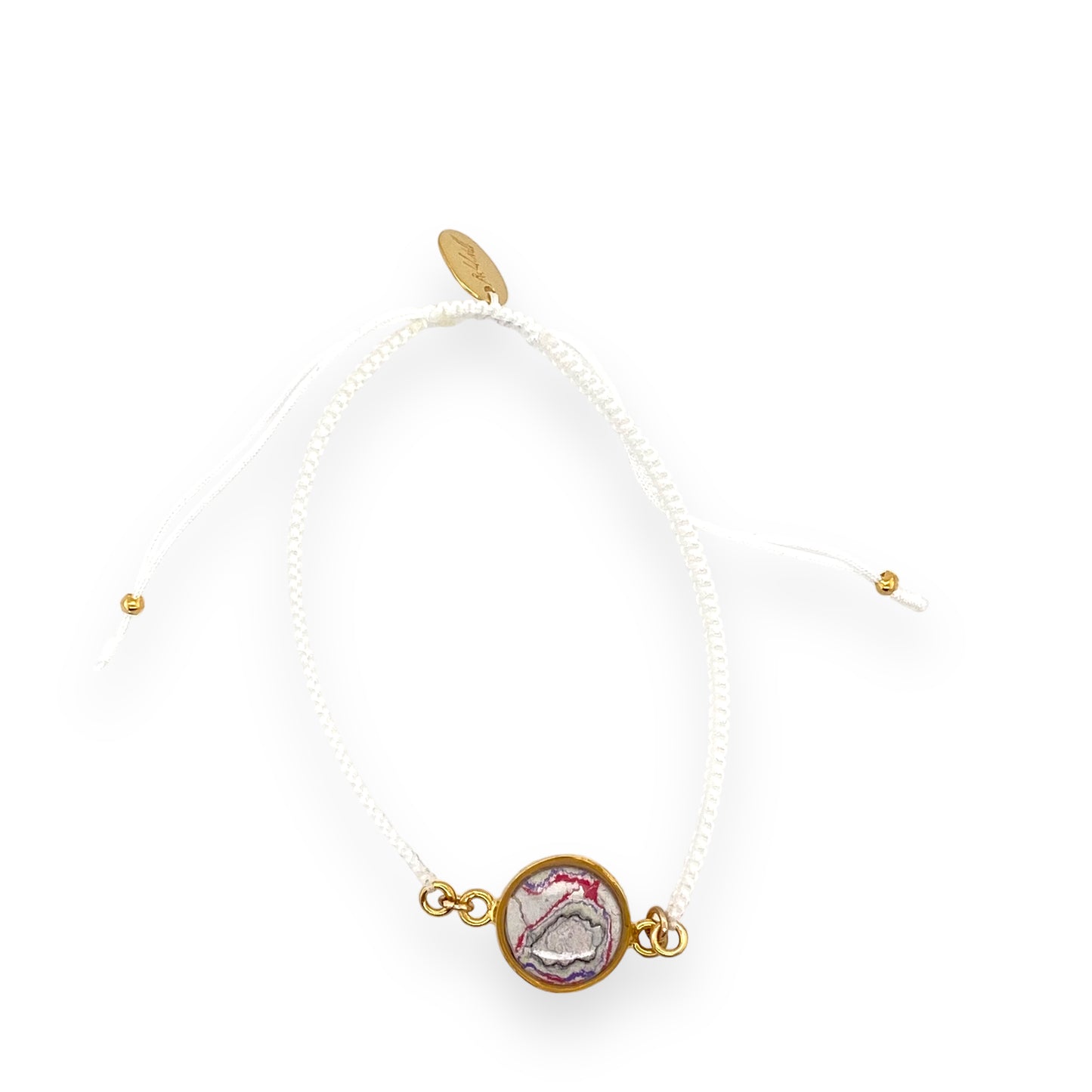 Taylor Bracelet | Gold | White