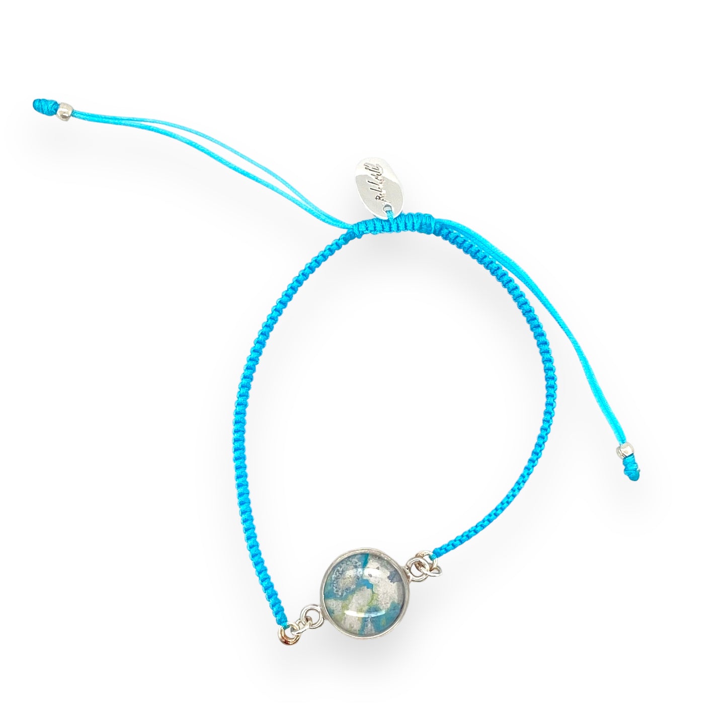 Taylor Bracelet | Silver | Aqua