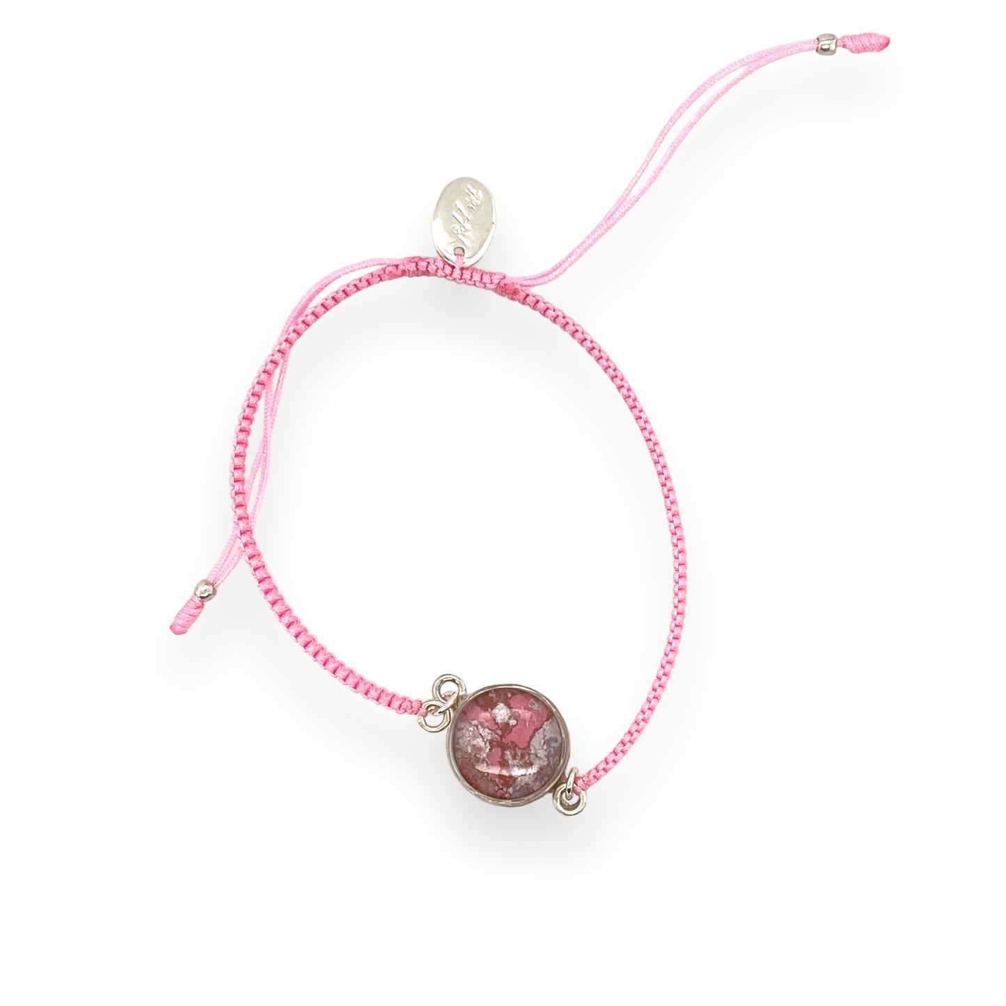 Taylor Bracelet | Silver | Light Pink