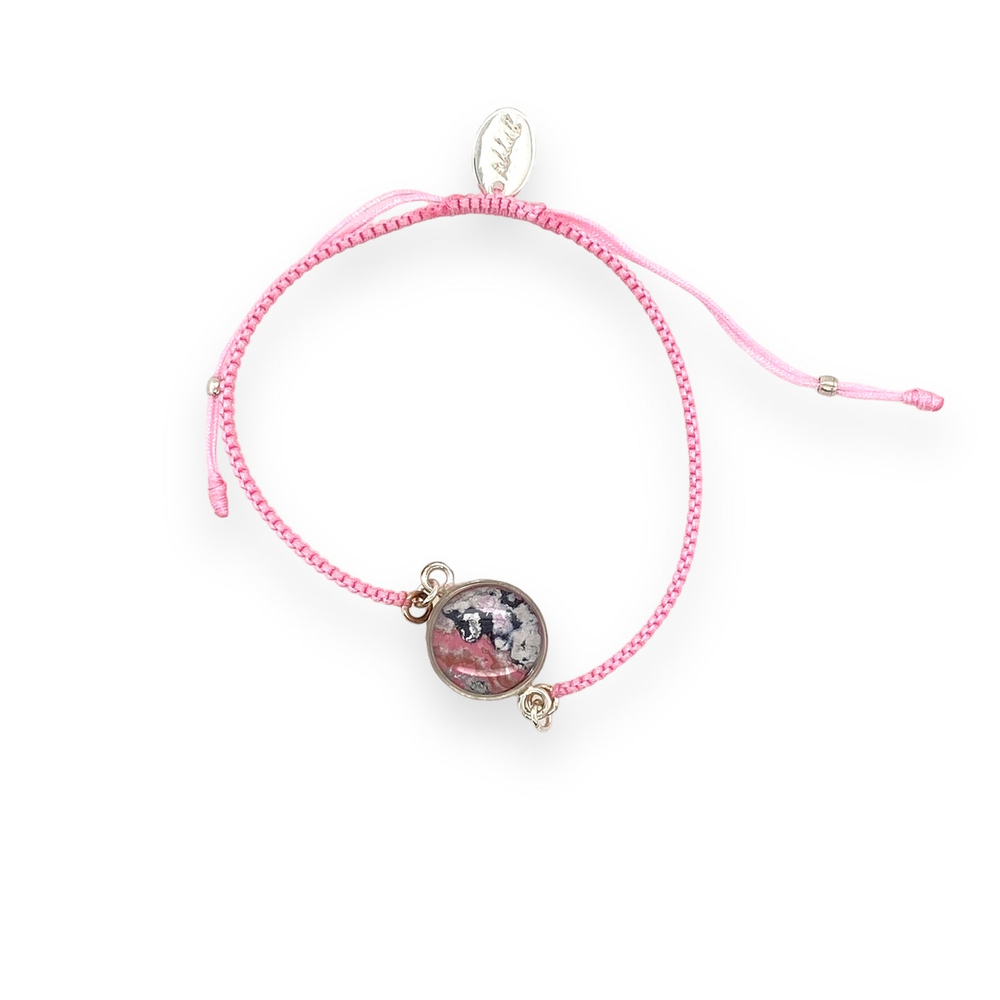 Taylor Bracelet | Silver | Light Pink