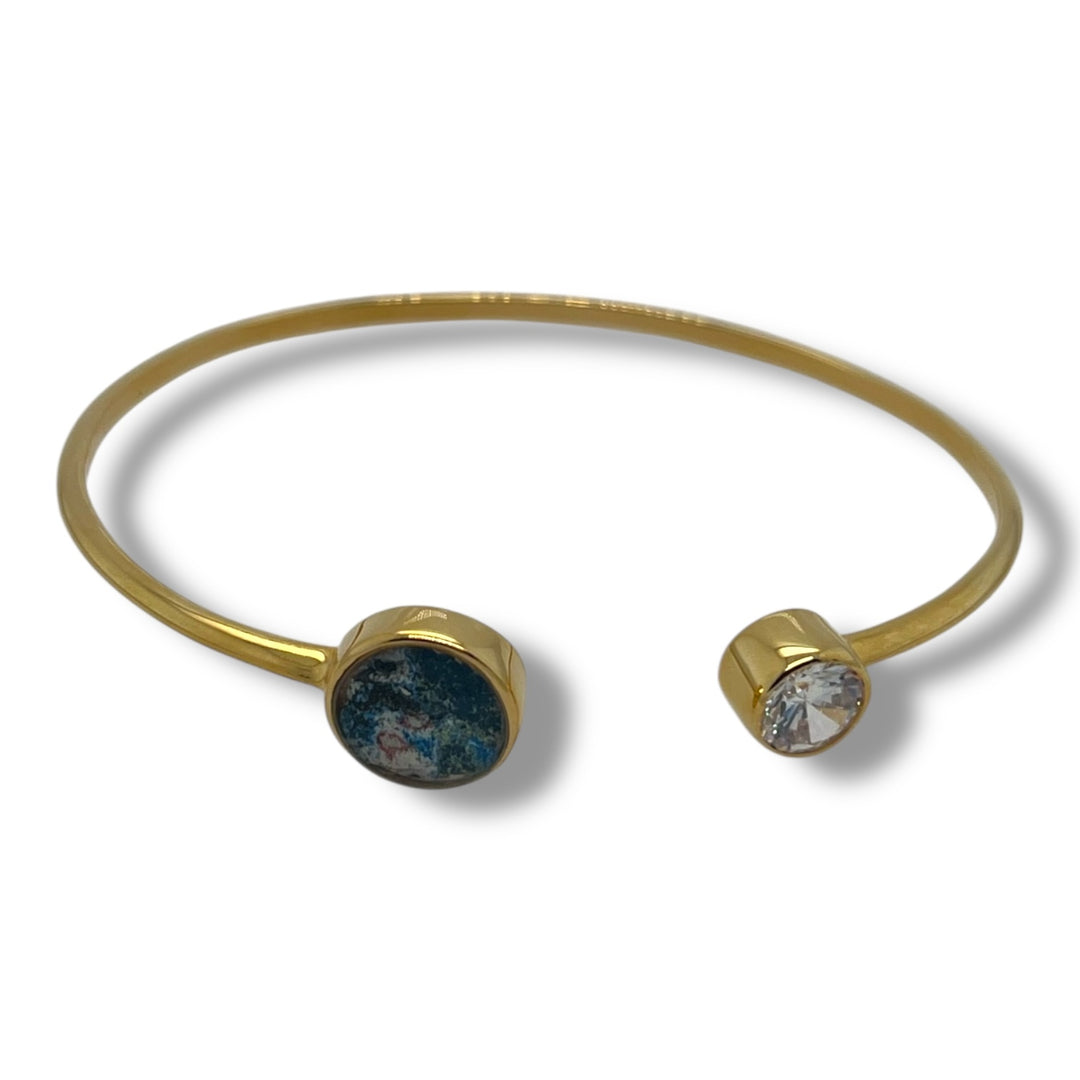 Danielle Open Cuff | Gold