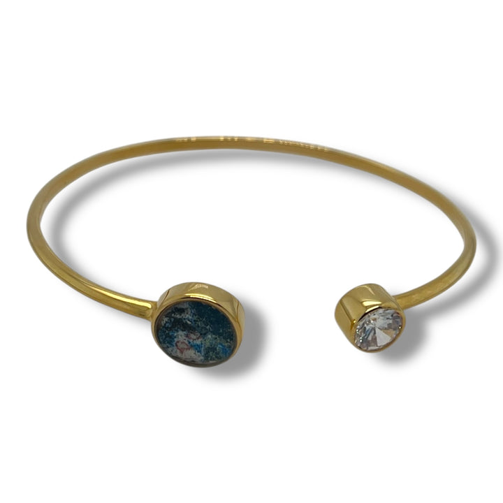 Danielle Open Cuff | Gold