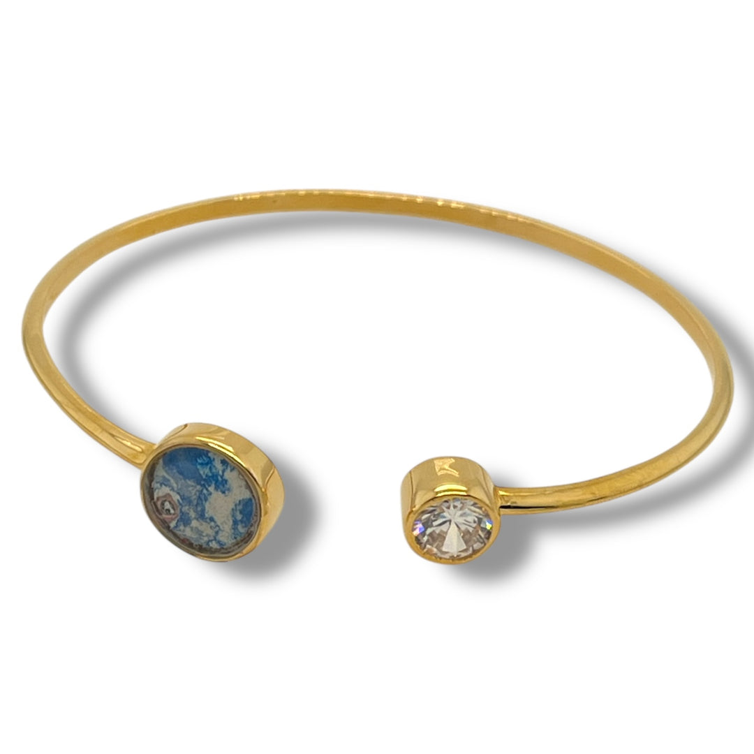 Danielle Open Cuff | Gold