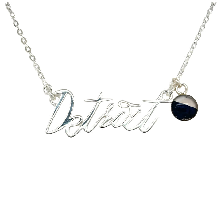 Detroit Necklace Comerica Park Edition | Silver