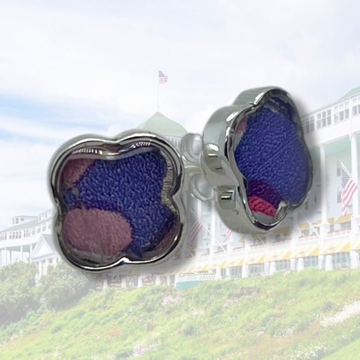 Tatiana Stud Earrings | Silver