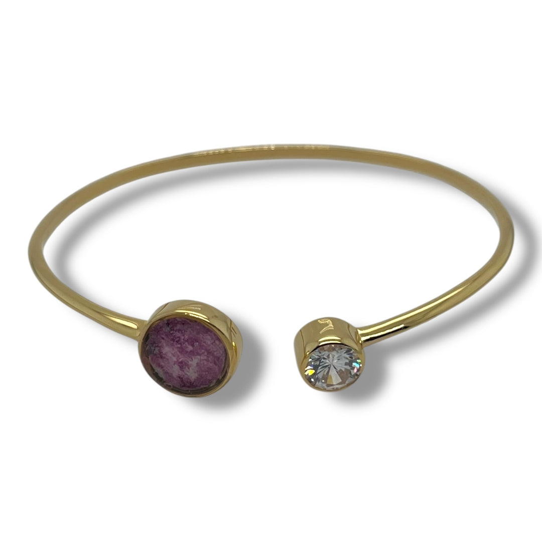 Danielle Open Cuff | Gold