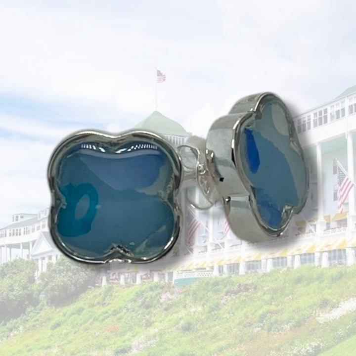 Tatiana Stud Earrings | Silver