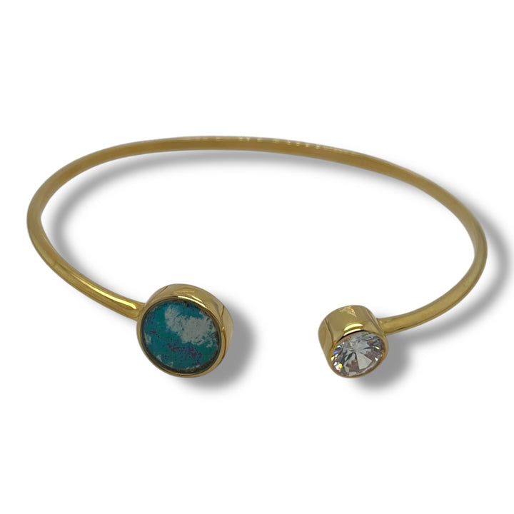 Danielle Open Cuff | Gold