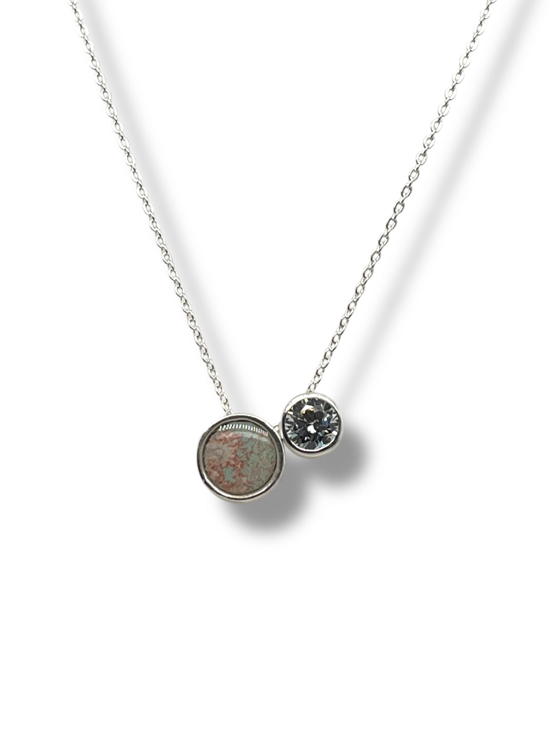 Blair Duet Necklace | Silver