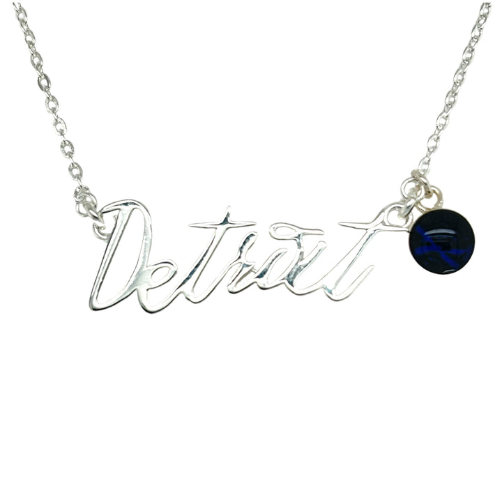 Detroit Necklace Pistons Edition | Silver