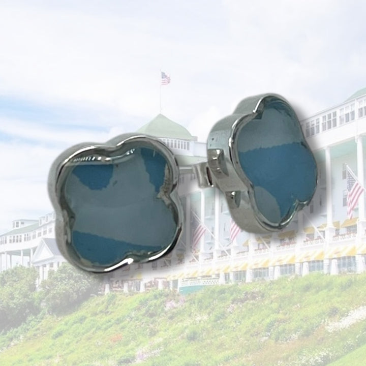 Tatiana Stud Earrings | Silver