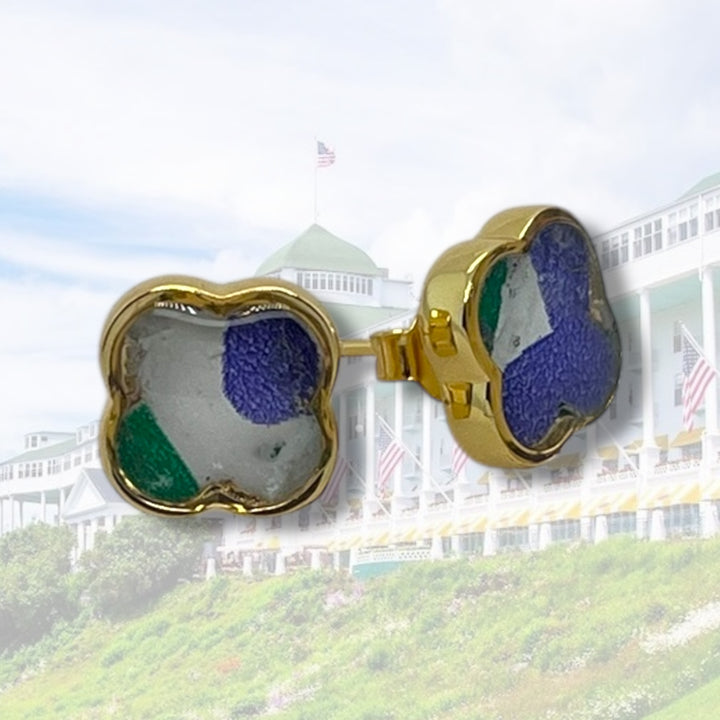 Tatiana Stud Earrings | Gold