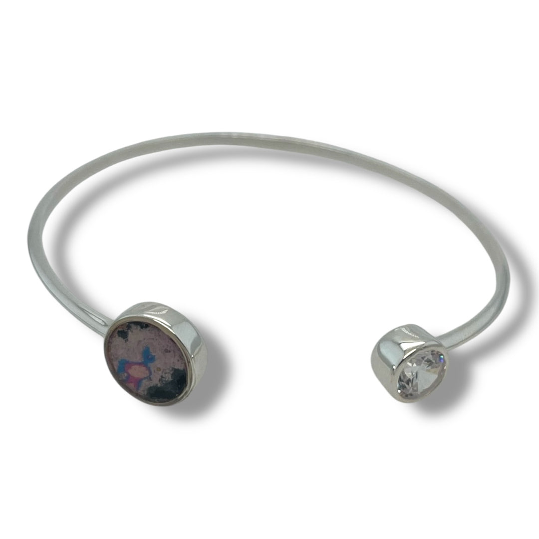 Danielle Open Cuff  | Silver