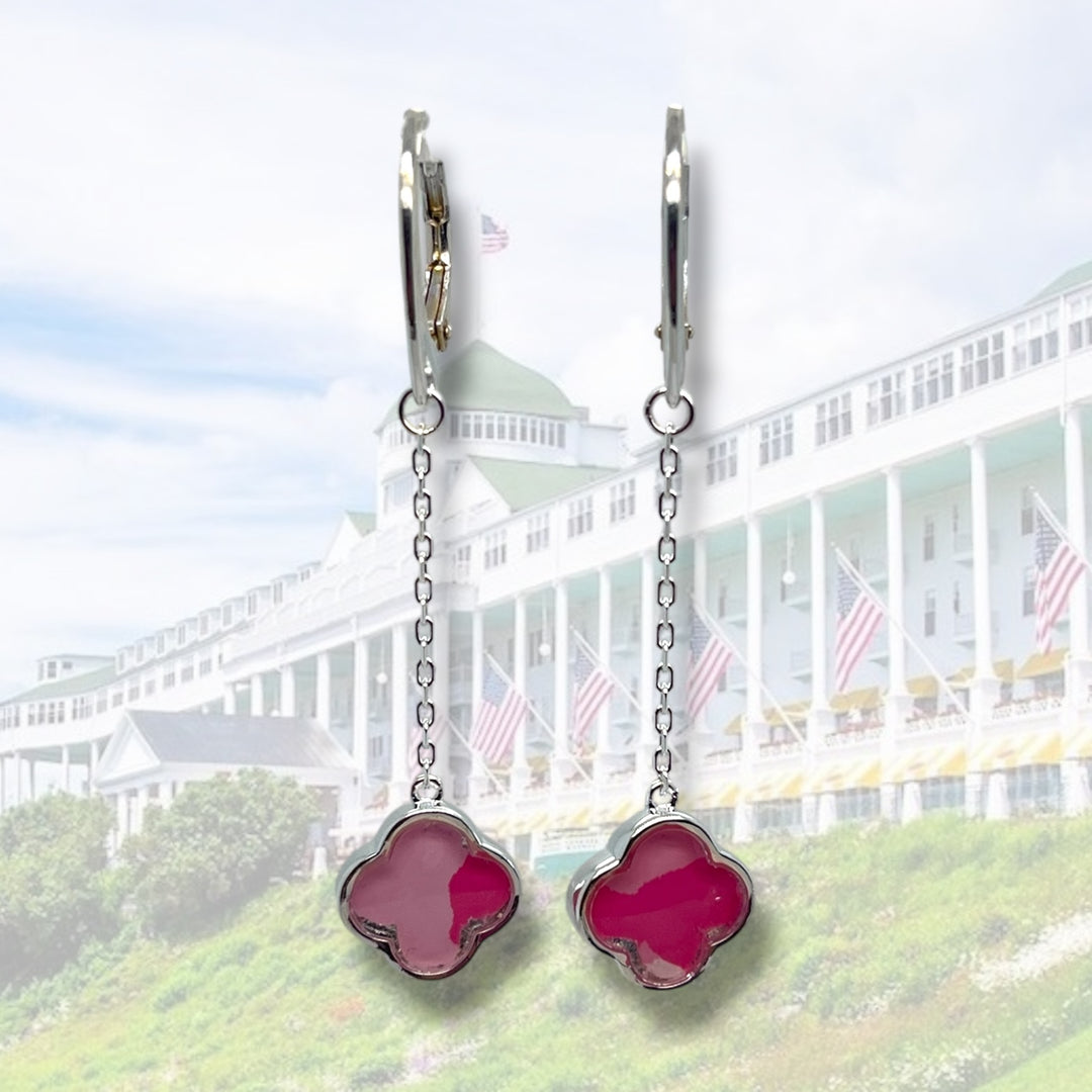 Mo Drop Earrings | Silver