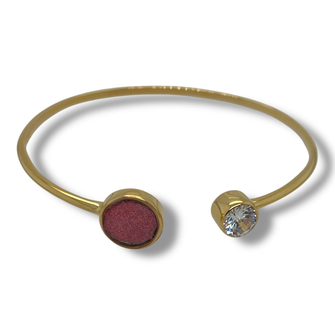 Danielle Open Cuff | Gold