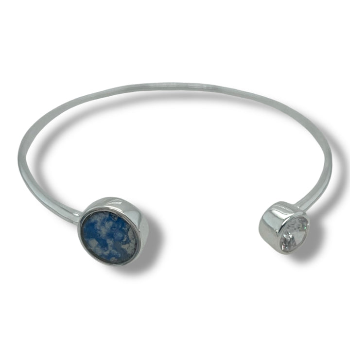 Danielle Open Cuff  | Silver