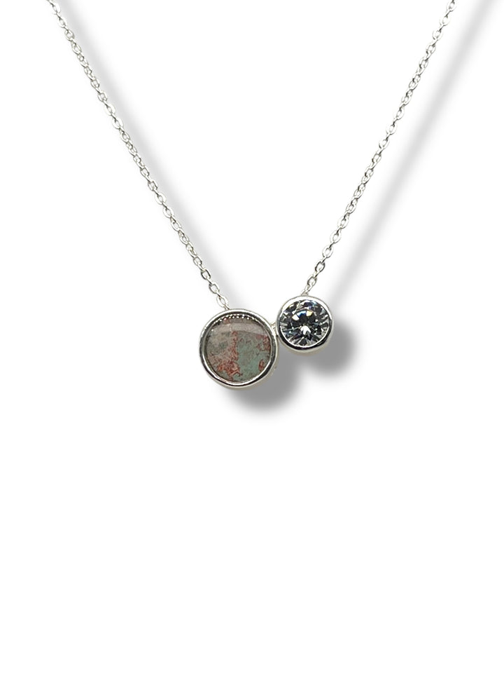 Blair Duet Necklace | Silver