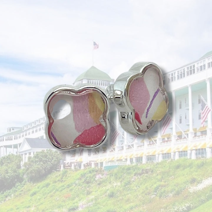 Tatiana Stud Earrings | Silver