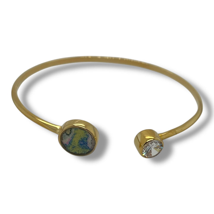 Danielle Open Cuff | Gold