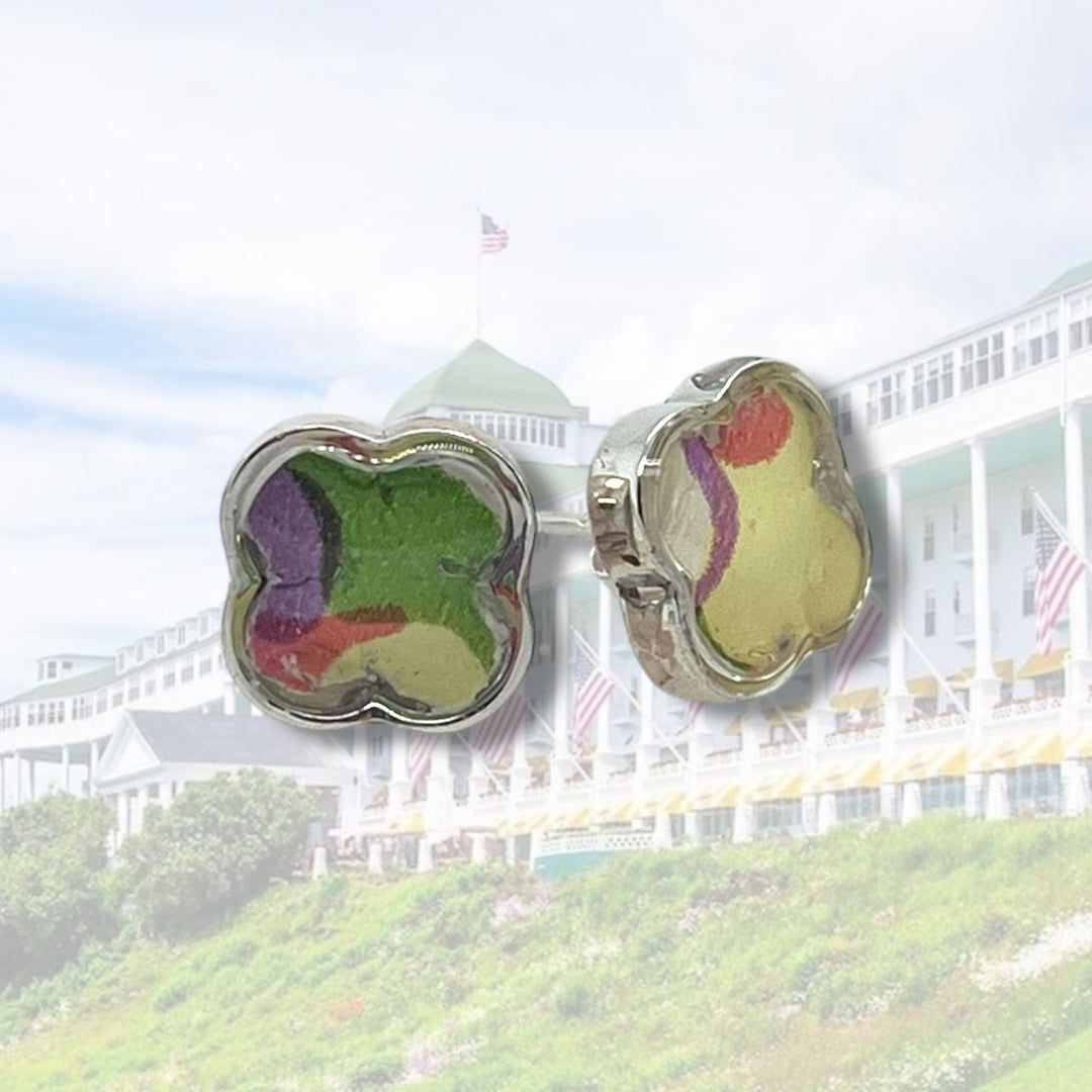 Tatiana Stud Earrings | Silver