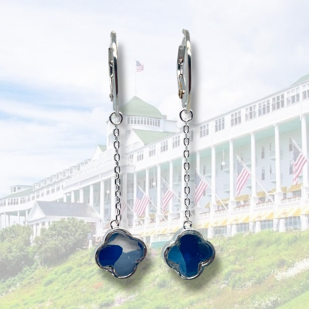 Mo Drop Earrings | Silver