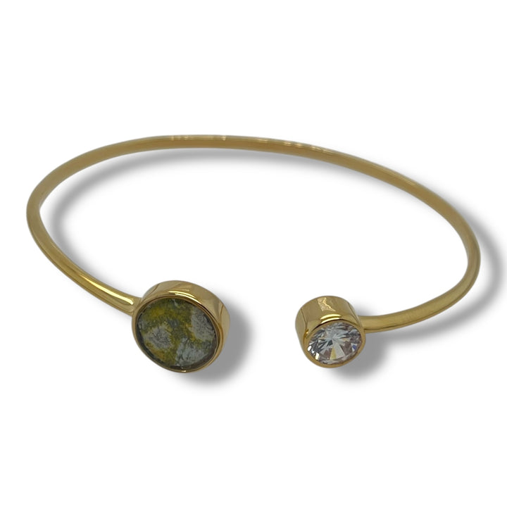 Danielle Open Cuff | Gold