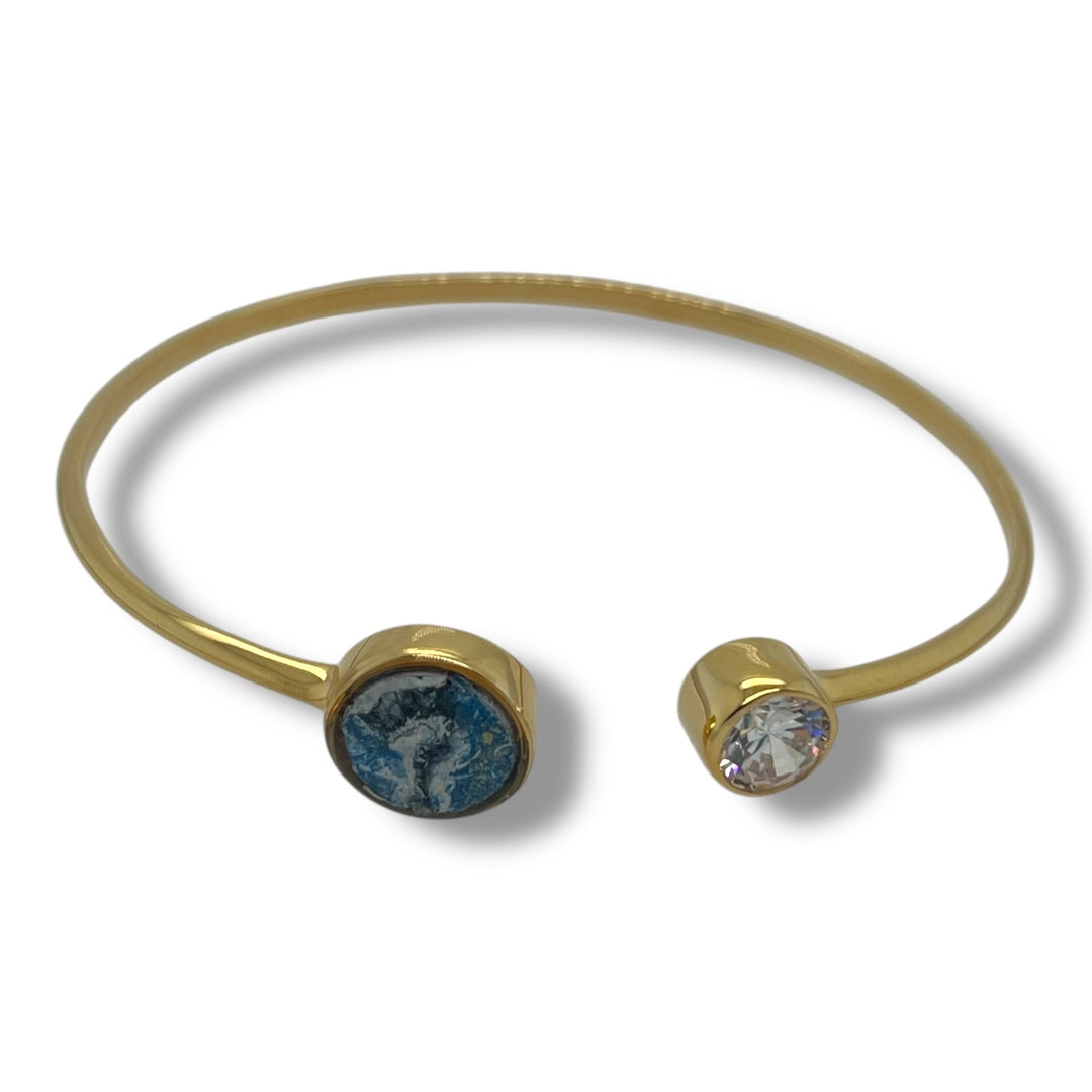 Danielle Open Cuff | Gold