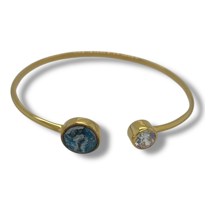 Danielle Open Cuff | Gold