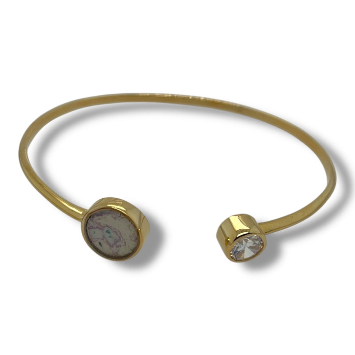 Danielle Open Cuff | Gold