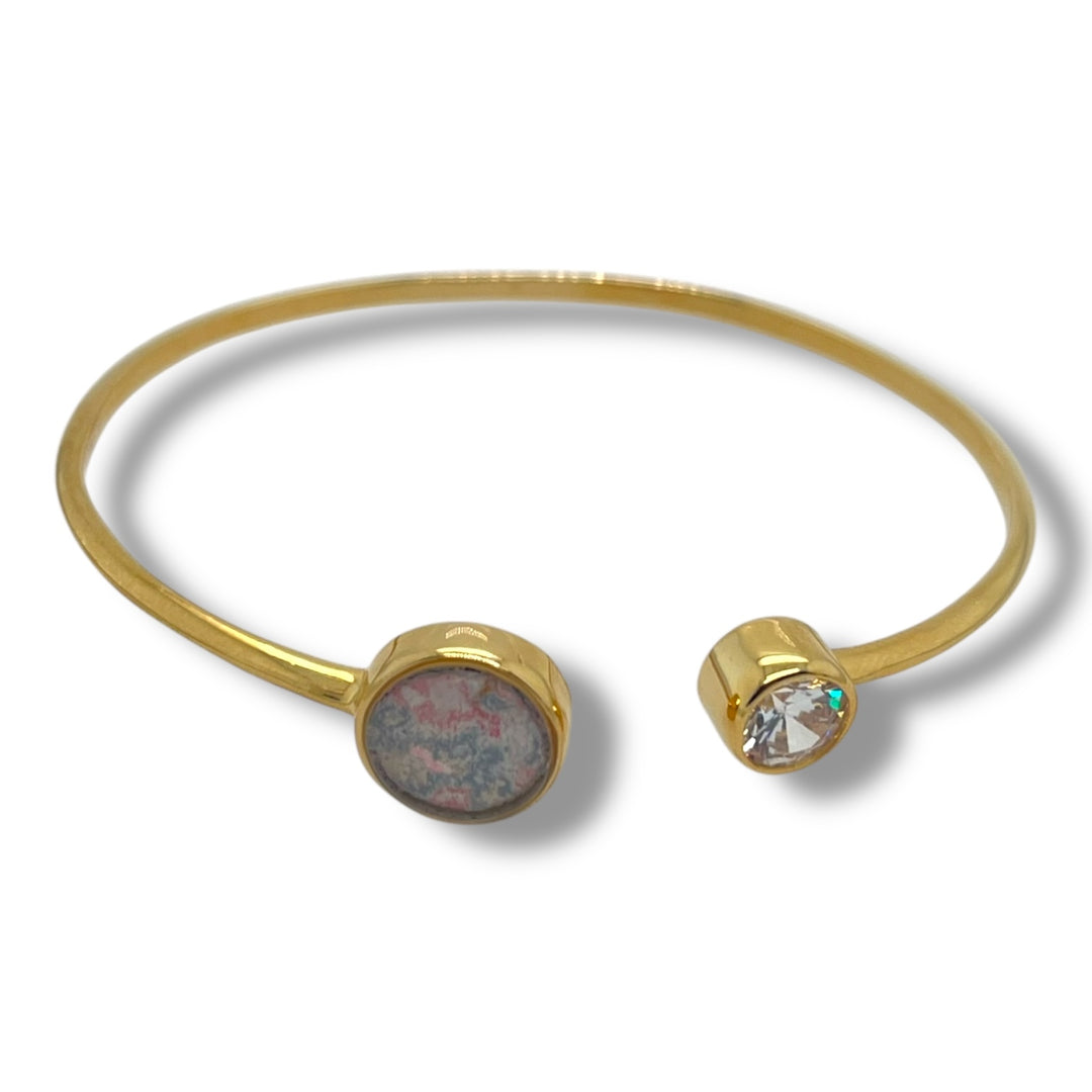 Danielle Open Cuff | Gold