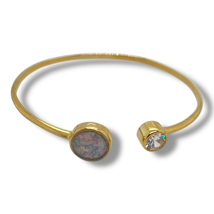 Danielle Open Cuff | Gold