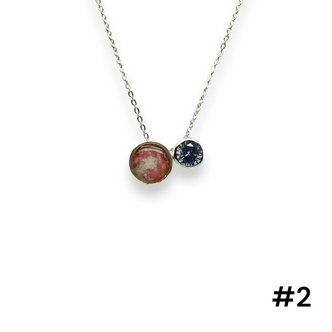 Blair Duet Necklace | Silver