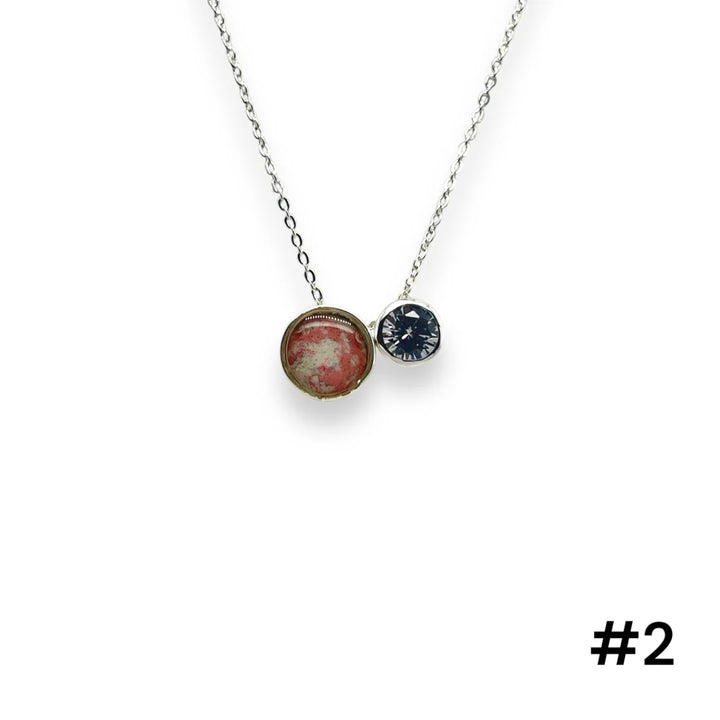 Blair Duet Necklace | Silver