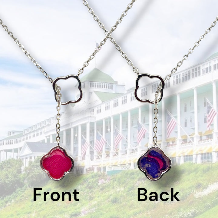 Crystal Lariat Necklace | Sterling Silver