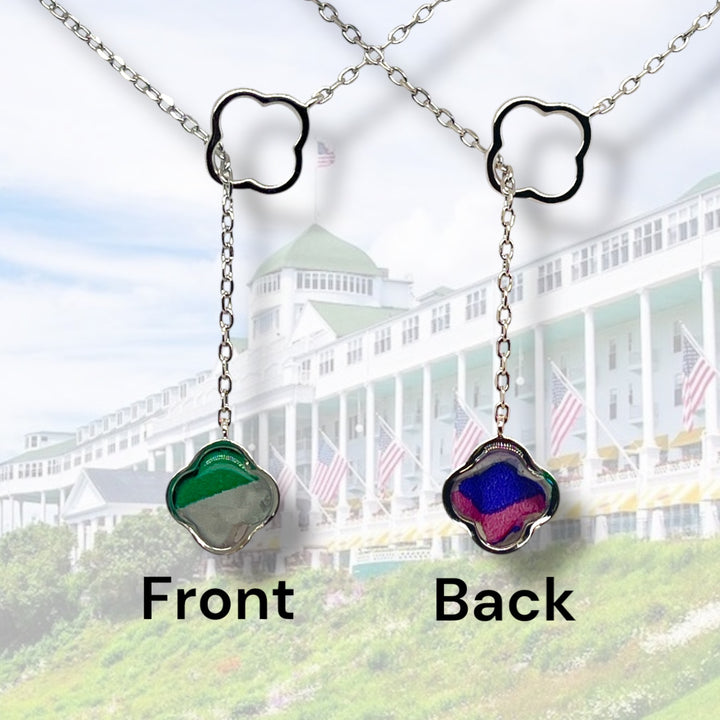 Crystal Lariat Necklace | Sterling Silver