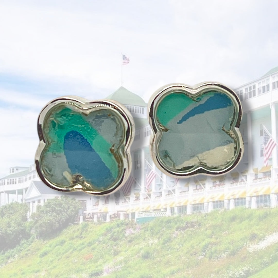 Tatiana Stud Earrings | Silver