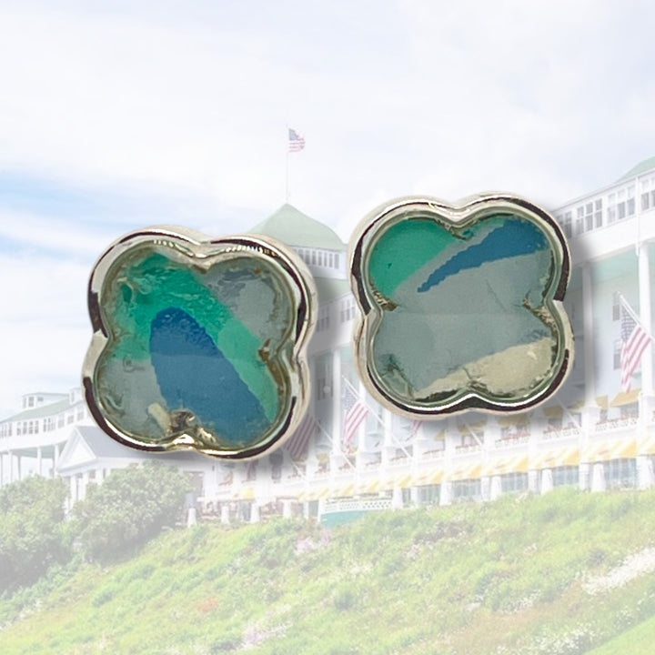 Tatiana Stud Earrings | Silver